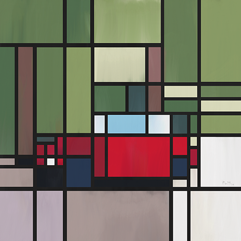 pix mondrian red bug edition